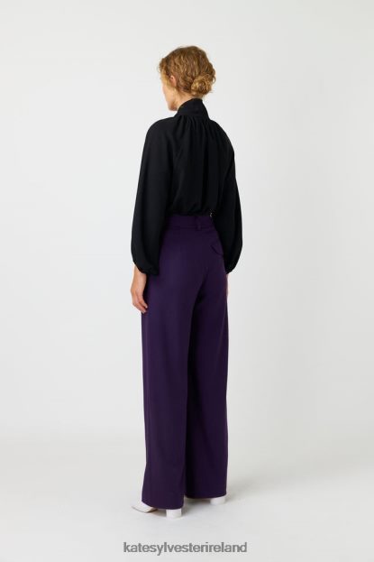 Clothing Purple Kate Sylvester Women Morris trouser J4V2R242