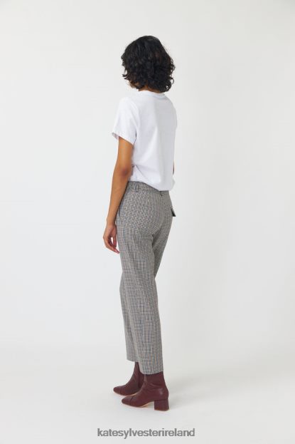 Clothing Sandstone Kate Sylvester Women Checked cropped trouser J4V2R245